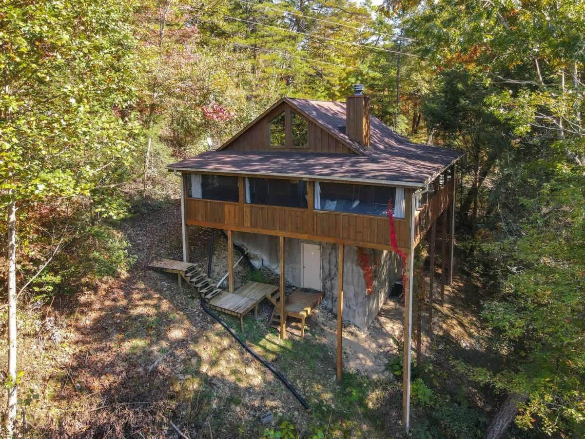 Nice View Fireplace, Hot Tub, Porch Bed, Private Sevierville Luaran gambar