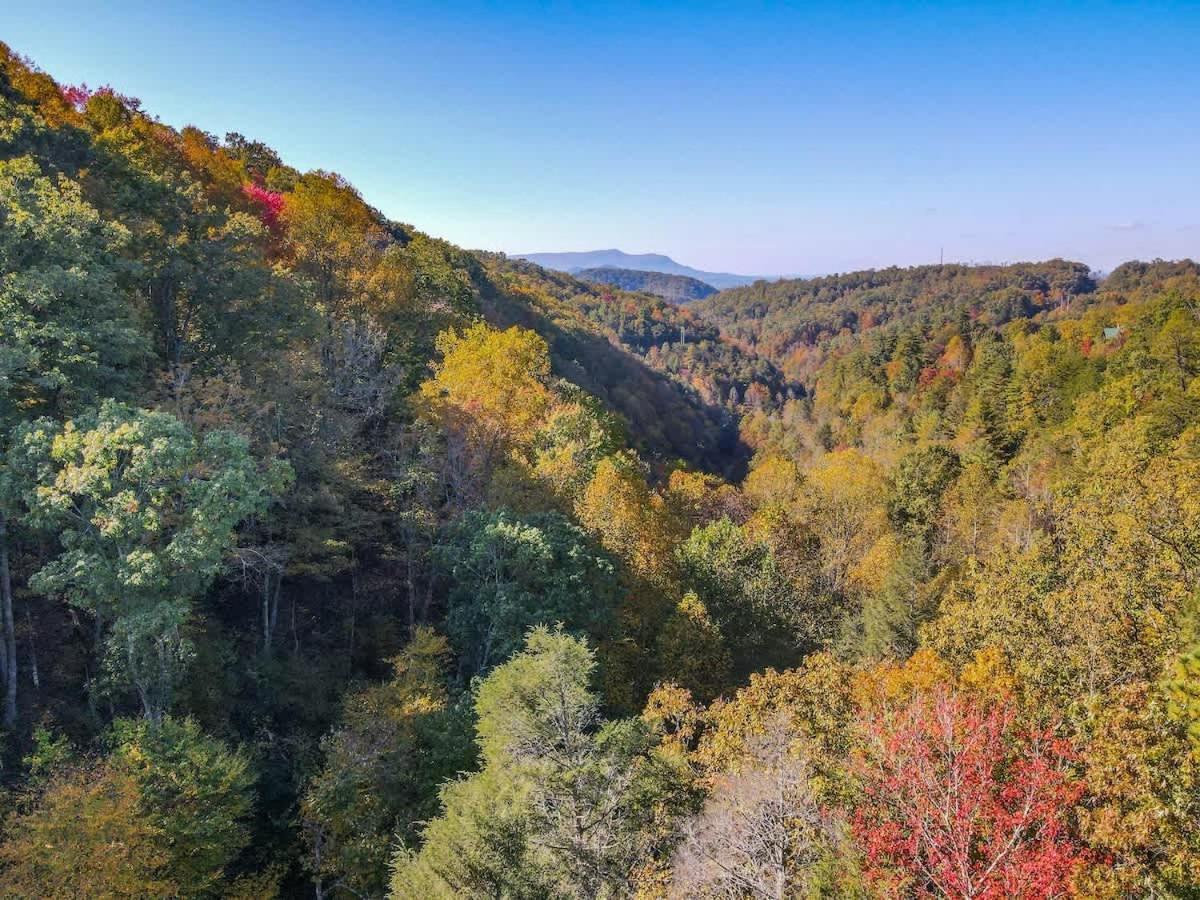 Nice View Fireplace, Hot Tub, Porch Bed, Private Sevierville Luaran gambar