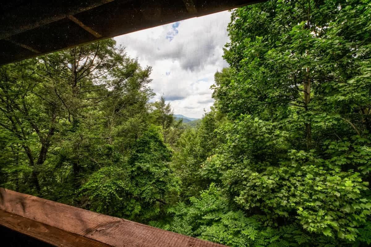 Nice View Fireplace, Hot Tub, Porch Bed, Private Sevierville Luaran gambar