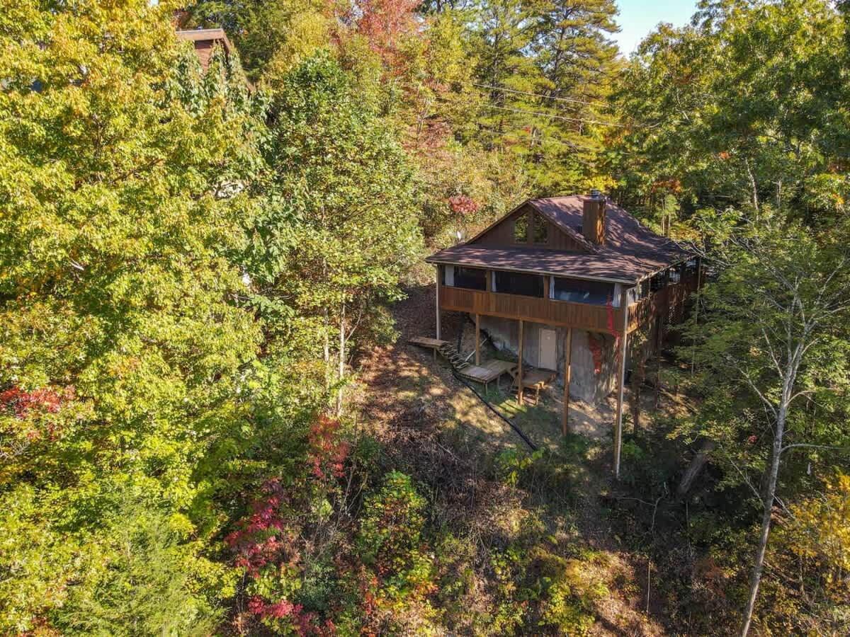 Nice View Fireplace, Hot Tub, Porch Bed, Private Sevierville Luaran gambar